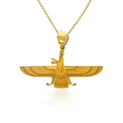 آویز طلا مدل فروهر