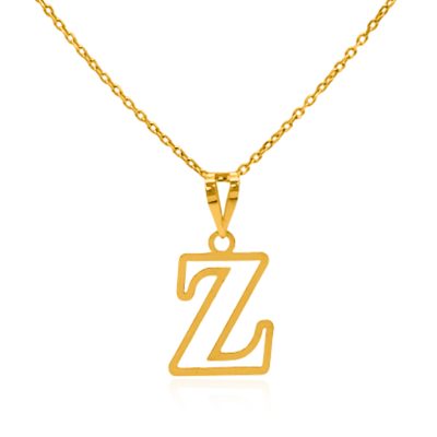 آویز طلا حرف Z