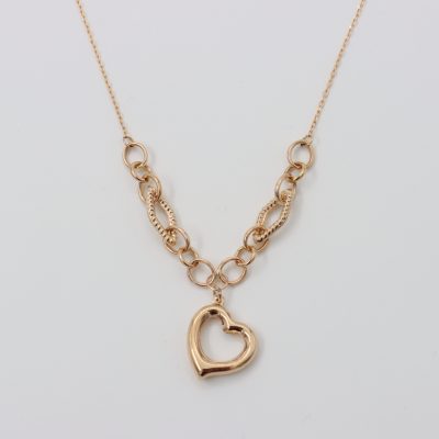 گردنبند طلا قلب تیفانی