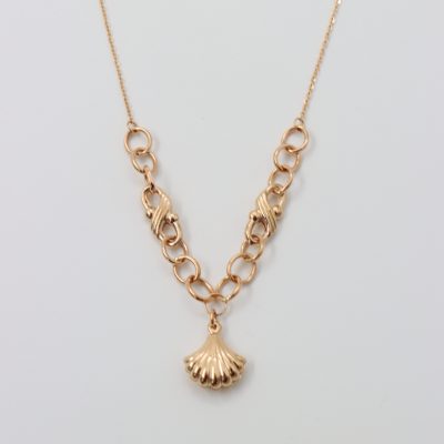 گردنبند طلا صدف هرمس