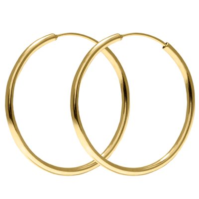 گوشواره طلا حلقه ای متوسط