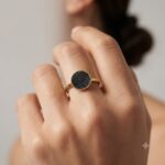 انگشتر طلا مینیمال دایره