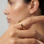 انگشتر طلا مینیمال آمیتیس