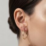 گوشواره طلا حلقه ای متوسط