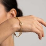 دستبند طلا لیزری قلب