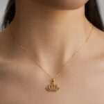 گردنبند طلا تاج