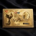 پلاک شمش طلا 24 عیار 200 سوت
