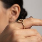 انگشتر طلا مینیمال دایره