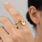 انگشتر طلا مینیمال Love