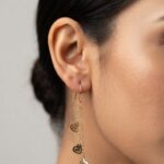 گوشواره آویز قلبی