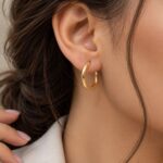 گوشواره طلا حلقه ای سایز کوچک