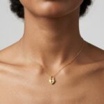 آویز طلا طرح قلب