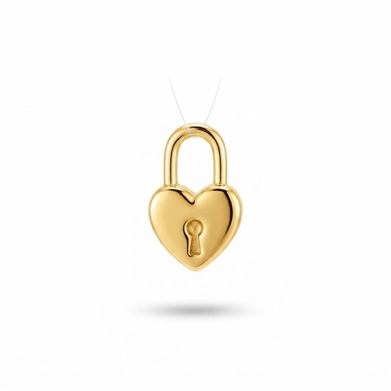 آویز طلا طرح قلب