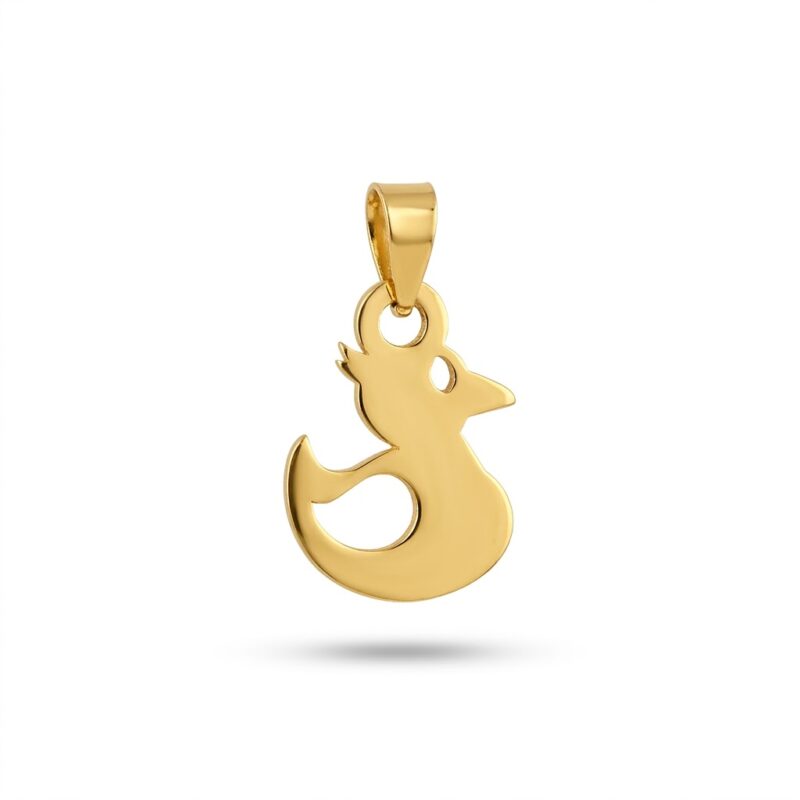 آویز طلا طرح اردک