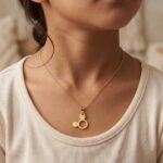 آویز طلا طرح میکی موس