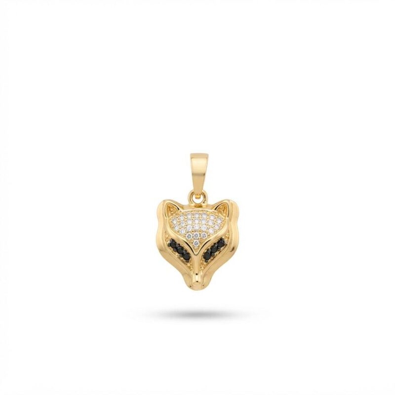 آویز طلا سوارسکی روباه